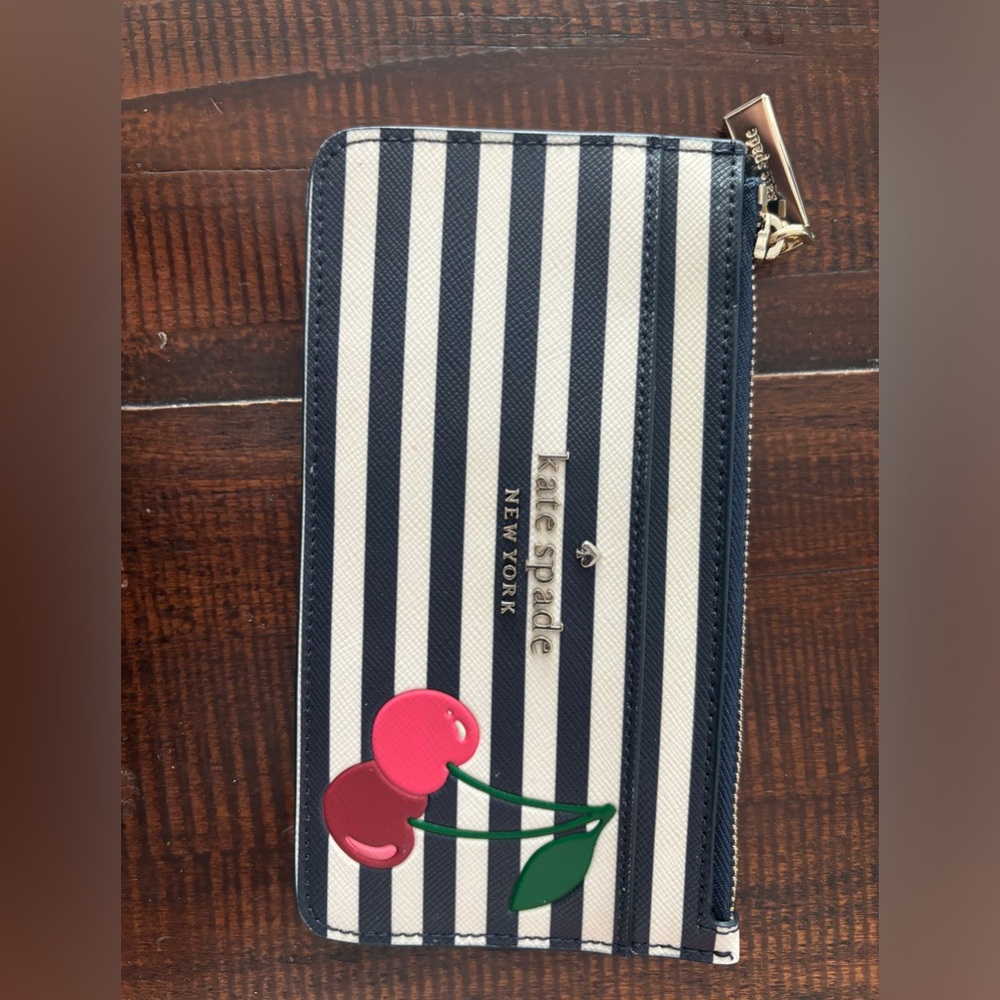 Kate spade cherry slim wallet